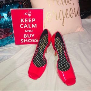 Jessica Simpson Hot Pink Heels